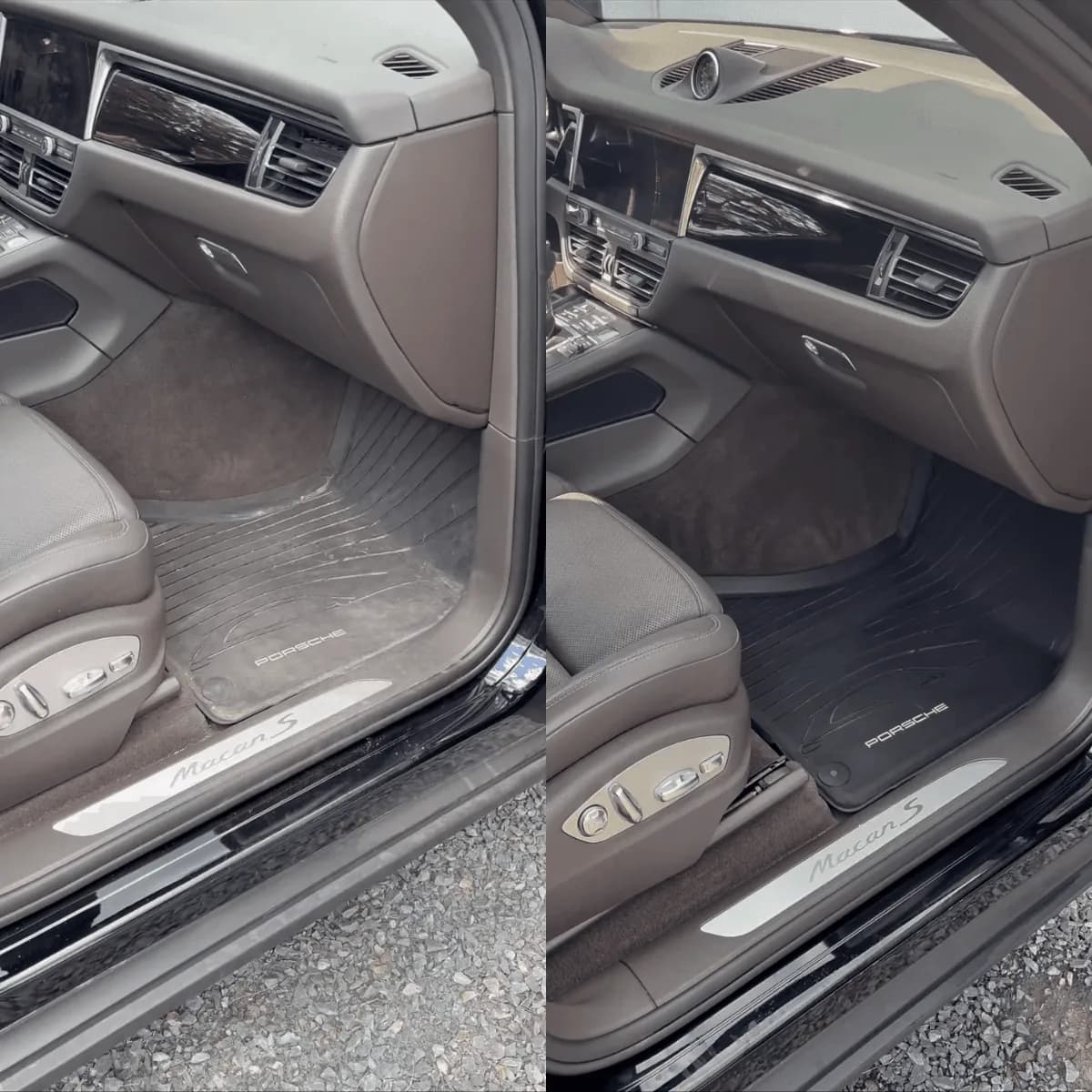 Clean vehicle interior after WCAP mobile detailing