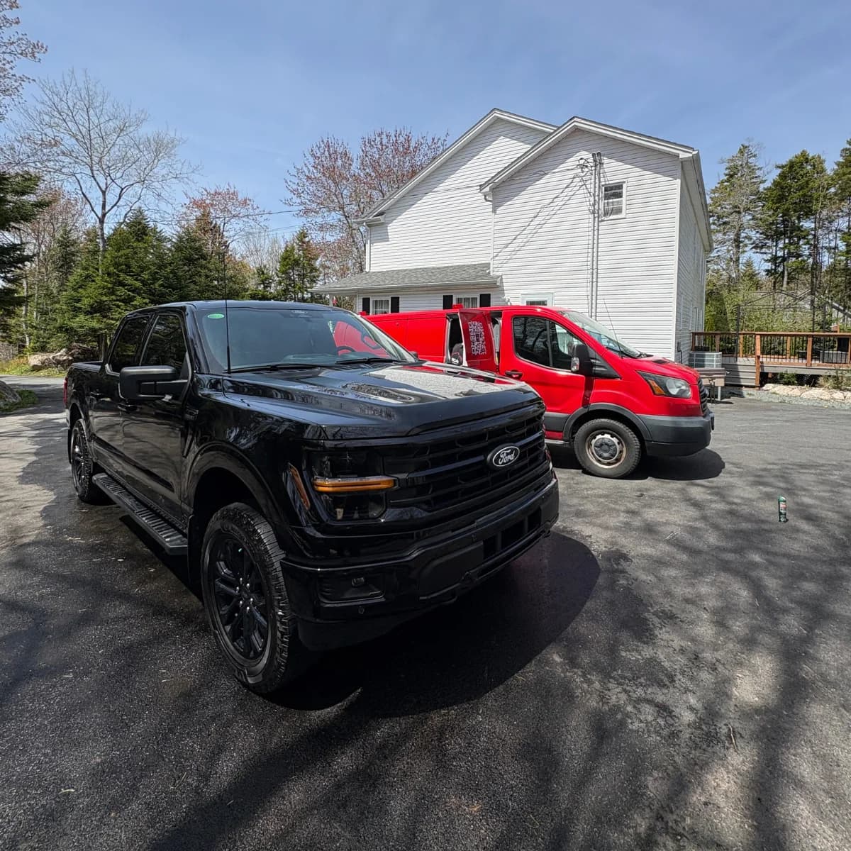 Truck exterior after WCAP mobile detailing in HRM