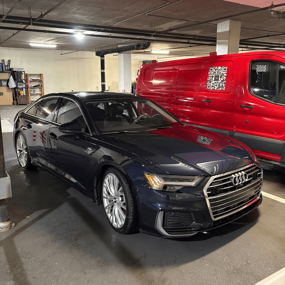 Audi exterior after WCAP mobile car detailing service in Halifax