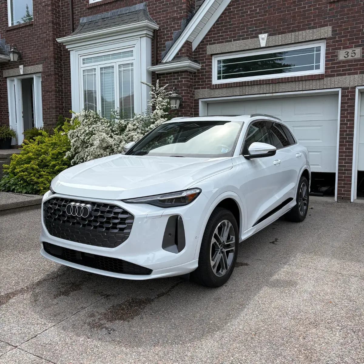 White Audi SUV exterior after WCAP Detailing mobile detailing in Halifax