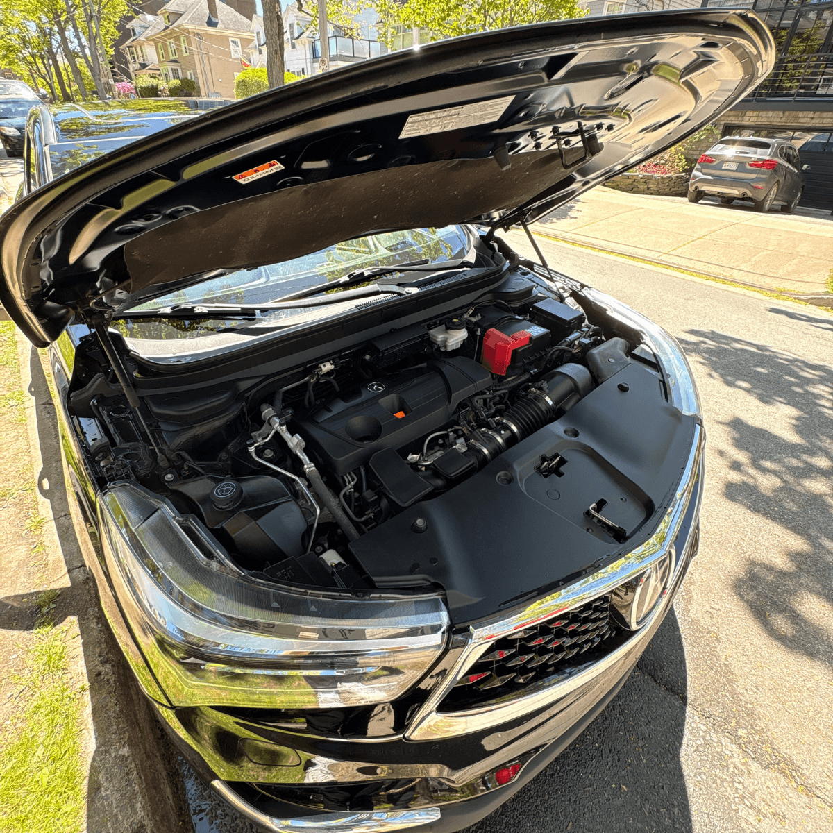 Lexus engine bay after mobile engine bay cleaning by WCAP