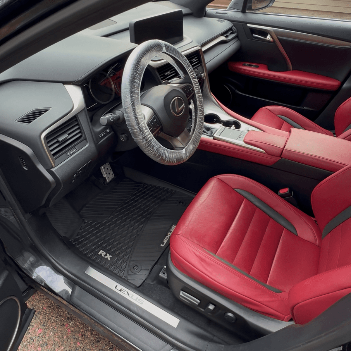 Lexus interior after WCAP interior car detailing in Halifax