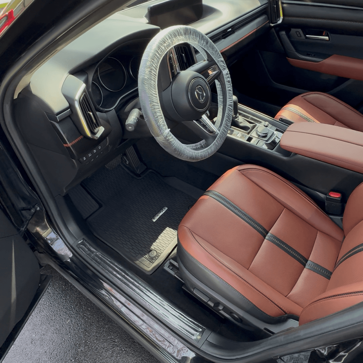 Mazda interior after WCAP mobile interior detailing in Halifax