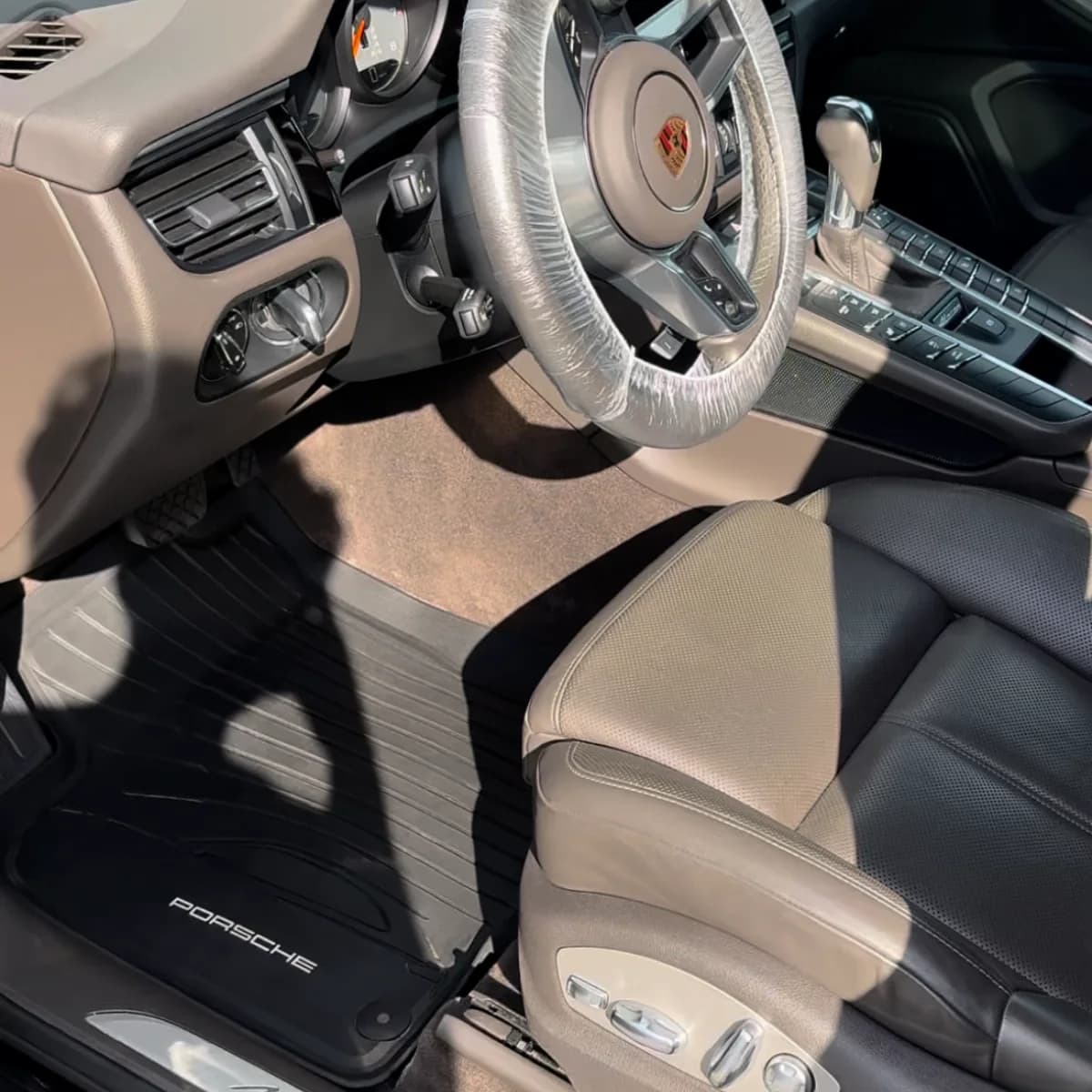 Porsche interior after premium mobile interior detailing by WCAP Detailing